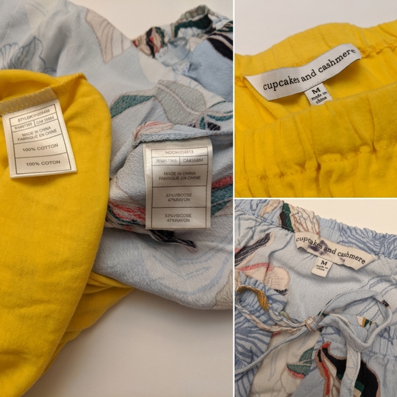 2️⃣CUPCAKE + CASHMERE Off the Shoulder Tops, M - Picture 3 of 5